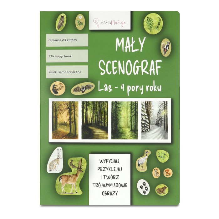 mały scenograf las