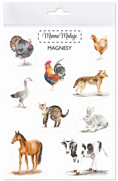 Magnesy na lodówkę Zwierzęta wiejskie