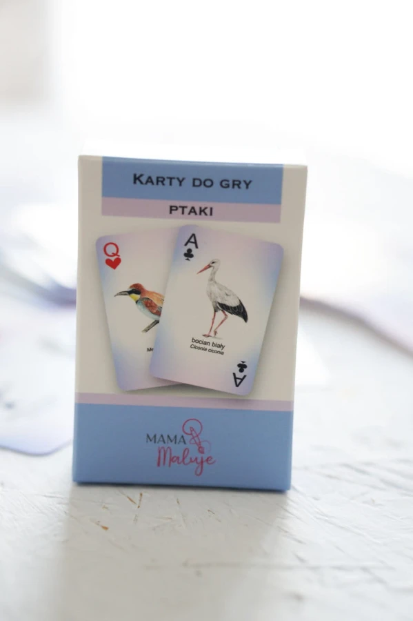 Karty do gry Ptaki pudełko