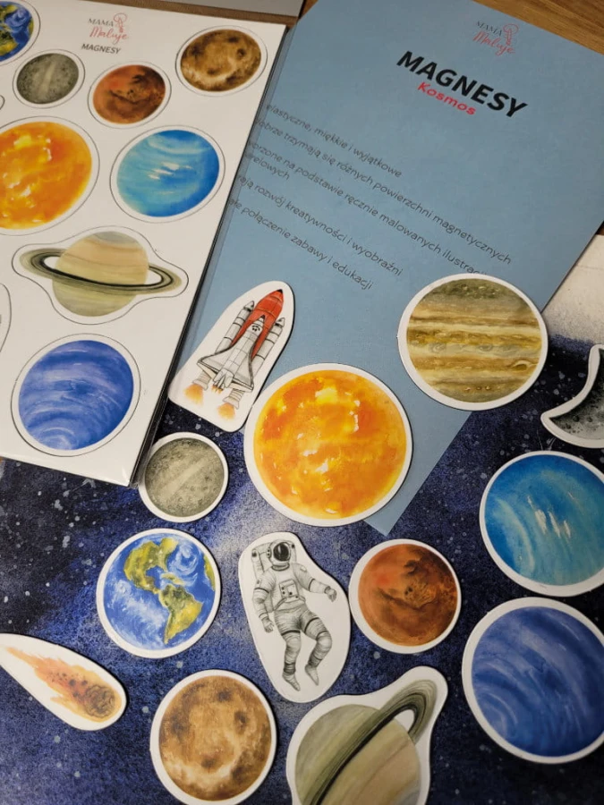 Magnesy Kosmos kosmiczna kompozycja