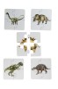 Puzzle 4-elementowe Dinozaury środek