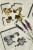 Puzzle 4-elementowe Motyle puzzle
