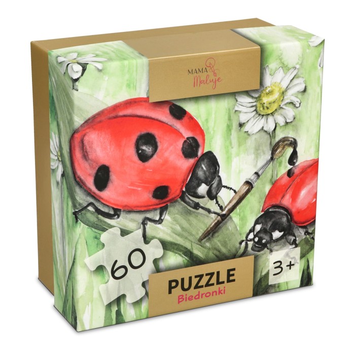 Puzzle 60-elementowe Biedronki