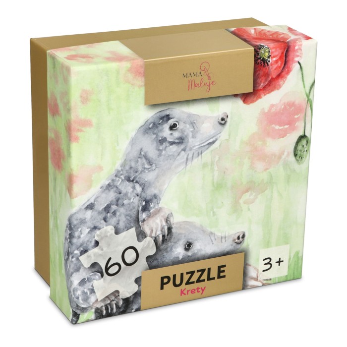 Puzzle 60-elementowe Krety