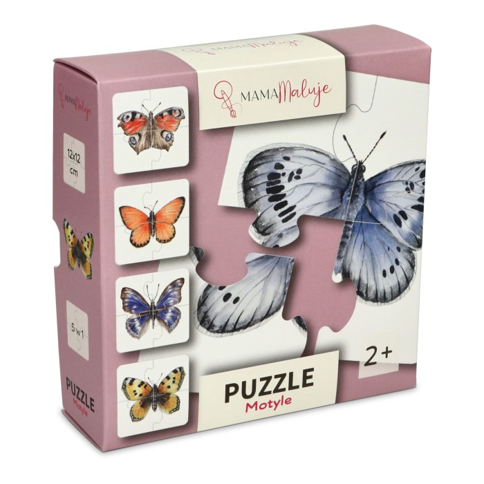 Puzzle 4-elementowe Motyle